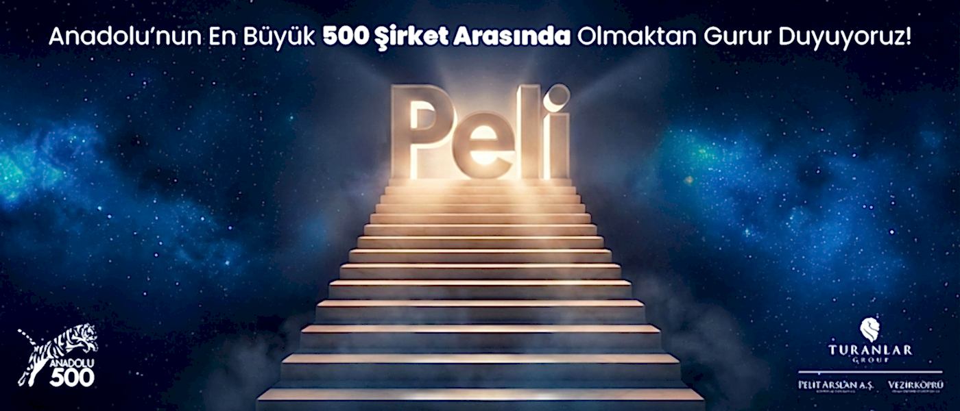 Anadolu'nun En Büyük 500 Şirketi Arasında Olmaktan Gurur Duyuyoruz!